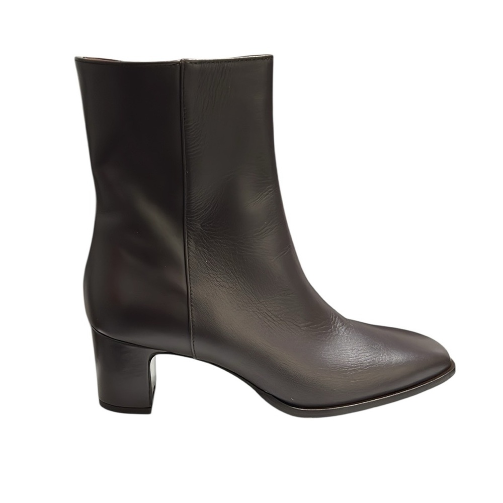 Jenni Kayne Leather Bobby Boots in Chocolate Size 40 - Picture 4 of 10